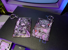 画像をギャラリービューアに読み込む, Player card キーホルダー
