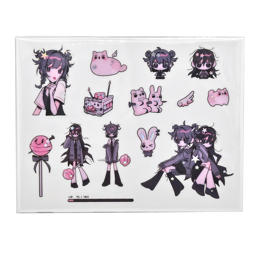 Sweet Tooth sticker sheet