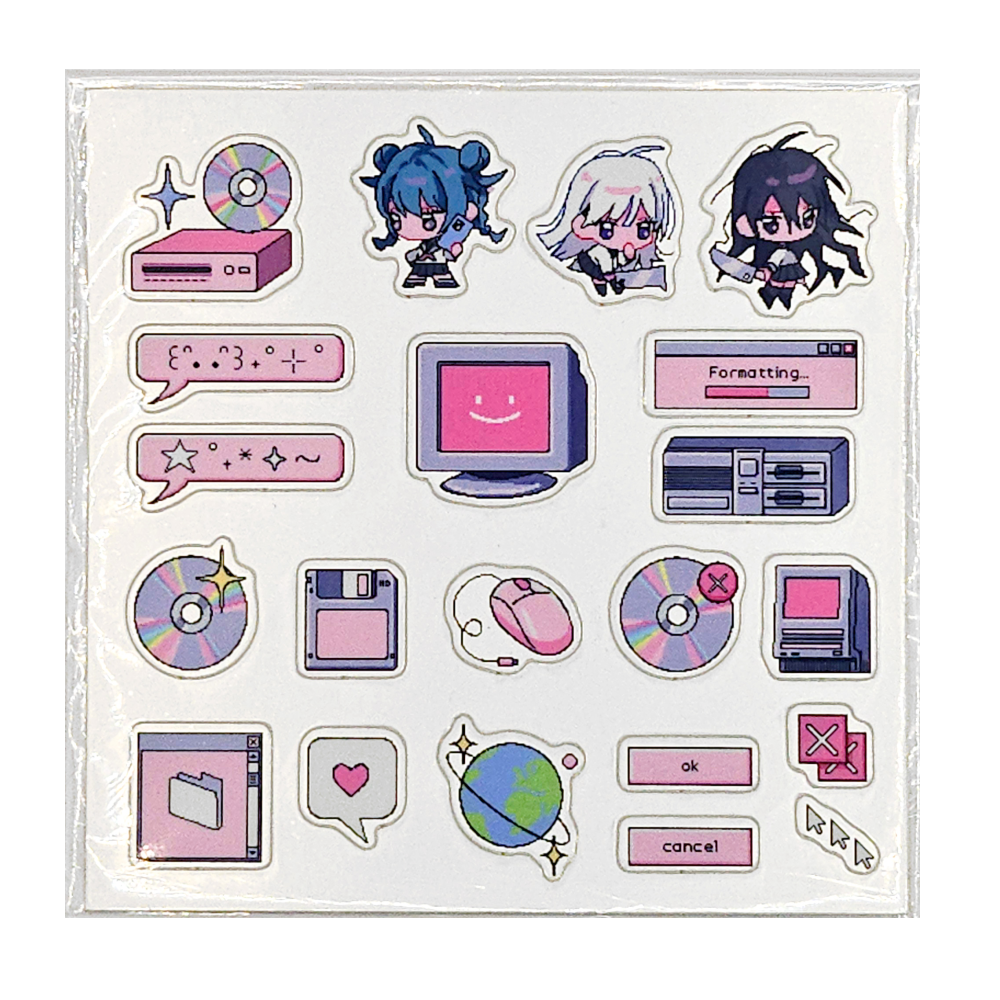 Computer Icons sticker sheet